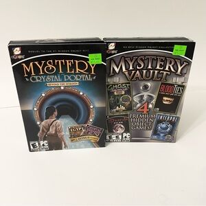 Mystery of the Crystal Portal and Mystery Vault PC Games Lot of 2